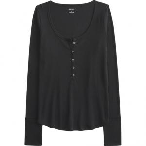 Hollister Футболка женская черная