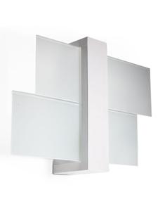 Настенный светильник "LEDA" из белого дерева и стекла, современная лампа, 1 светодиод E27, красивые лампы