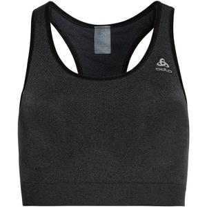 Спортивный бюстгальтер бесшовный средний керамический Odlo, черный