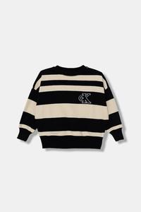 Детская хлопковая толстовка Calvin Klein Jeans, черный