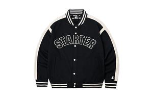 Бейсбольная куртка унисекс Starter, черный
