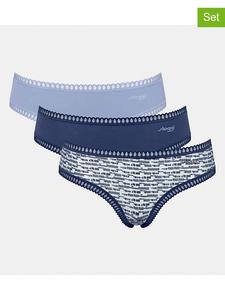 Sloggi Набор из 3 штук: трусики «Go Crush» в сине-голубом цвете
