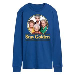 Мужская футболка Golden Girls Stay Golden с длинными рукавами Licensed Character