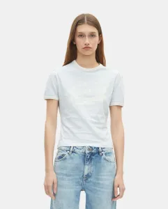 Женская футболка с принтом The Kooples, светло-голубой