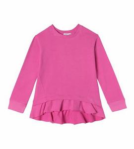Детские топы с длинным рукавом в ягодном цвете Art & Eden, Berry