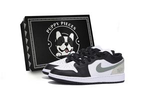 Air 1 Противоскользящие Низкие Детские Баскетбольные Кроссовки Черные Подростки Jordan