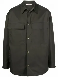 Куртка-рубашка на кнопках VALENTINO GARAVANI, зеленый