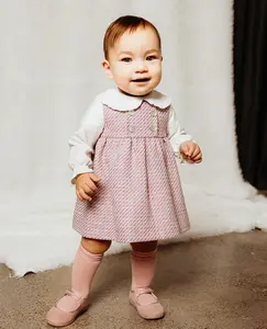 Детское платье с воротником и пуговицами Fina Ejerique, мультиколор