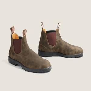 Blundstone Женские классические ботинки челси 585 в цвете "деревенский коричневый"