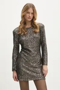 Платье Answear Lab, серебряный