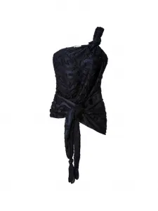 Топ Leyda с узлом Isabel Marant, синий