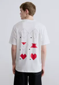 Футболка с принтом далентина Hugo, White