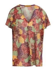 Футболка Siyu, красно-коричневый