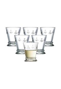Набор прозрачных стаканов La Rochère Biene Abeille, 260 мл, 6 штук