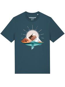 Футболка wat? Apparel, синий