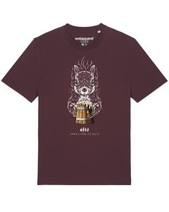 Рубашка Watapparel Eichhörnchen, бордовый