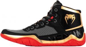 Элитные кроссовки Venum для борьбы и бокса, унисекс, для взрослых, мужчин и женщин, черный/красный/золотой