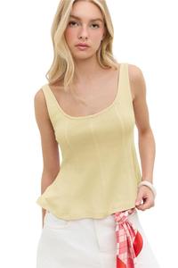 No Matter What Топ в желтом цвете