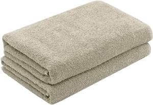 Душевые полотенца набор  Zollner, светло-коричневый