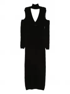 Вязаное платье миди Akep, черный