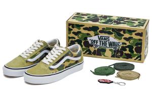 Кроссовки Vans Old Skool 36 Dx Bape Green Abc Camo