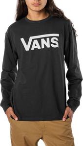 Vans мужская классическая футболка с длинным рукавом Tee-B Step, Black/White