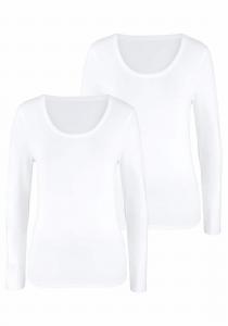 VIVANCE Лонгслив в белом цвете