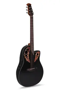 Электроакустическая гитара Ovation Celebrity Elite Mid Cutaway, черная .OV533.128