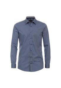 Рубашка делового покроя с удлиненными рукавами 72 см универсальная облегающая Venti, синий