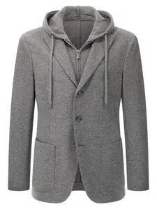 Пиджак Madison с капюшоном Boggi Milano, серый