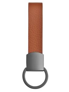 Adeliás Универсальный кулон - кожаный брелок для ключей коричневого цвета