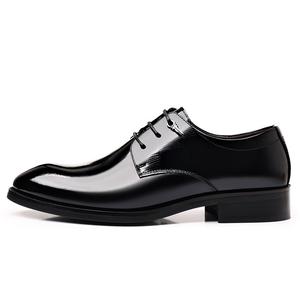 YEDANI Повседневные кожаные туфли мужские низкие, черные