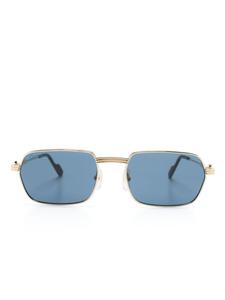 Солнцезащитные очки в прямоугольной оправе Cartier Eyewear, золотистый