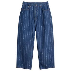 Джинсы Drole de monsieur с монограммой Drôle De Monsieur, Stone Wash