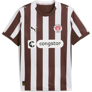 Домашняя футболка fcsp Puma, цвет espresso brown-puma white