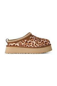 Тапочки кожаные w tazz plains UGG, бежевый