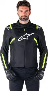 Водонепроницаемая куртка Alpinestars T-SPS V2, черно-бело-флуоресцентно-желтая, размер L, Black-White-Fluorescent Yellow