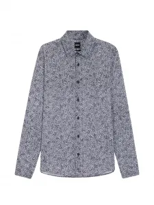 Рубашка с принтом Boss, синий