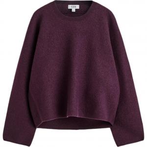 COS Бордовый свитер для женщин