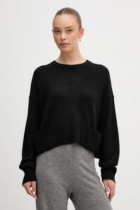 Свитер из смесовой шерсти United Colors Of Benetton, черный