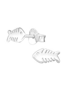 Bungsa Серебряные серьги-гвоздики