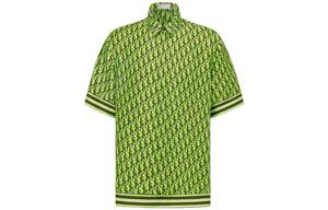 Ежеквартальные новинки Рубашка мужская зеленая Dior, зеленый