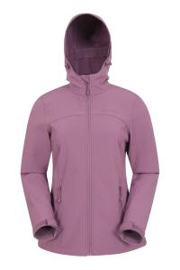 Водонепроницаемая женская куртка Exodus Softshell Mountain Warehouse, фиолетовый