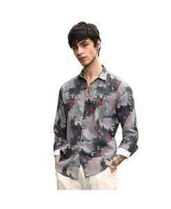 Мужская футболка с художественным размытием Campus Sutra, Grey