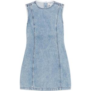 Мини-платье без рукавов JW Anderson, светло-голубой