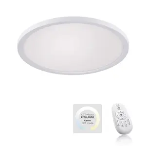 Светильник потолочный Just Light Flat, белый