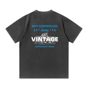 Футболка для школьников с круглым вырезом Moderate Jeep, темно-серый