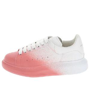 Кроссовки oversized sneaker 'white pink velvet spray' Alexander Mcqueen, белый
