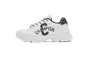 Женские спортивные массивные кроссовки Champion в стиле ретро, Black/White