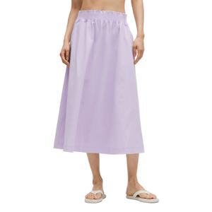 Повседневная длинная юбка женская Lululemon, сиреневый